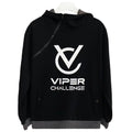 Custom-made autumn sweatshirt with irregular-shaped zipper lapel