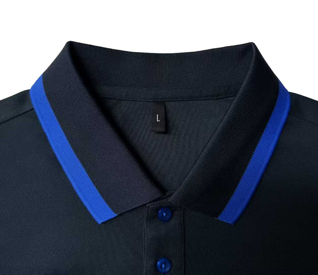 Long-sleeve polo shirt custom order real-shot photos