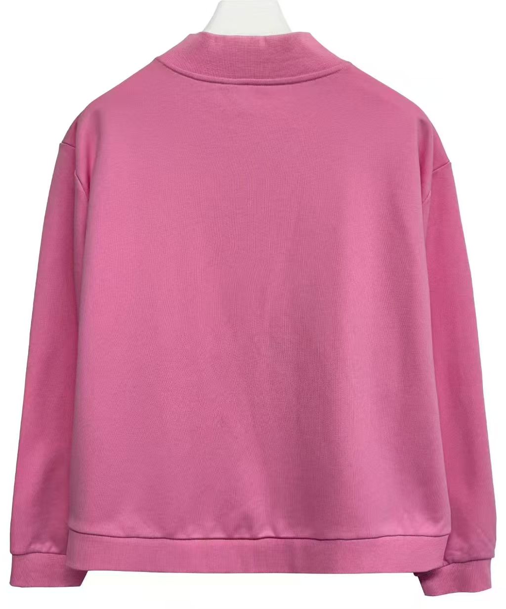 Custom candy-colored sweatshirt