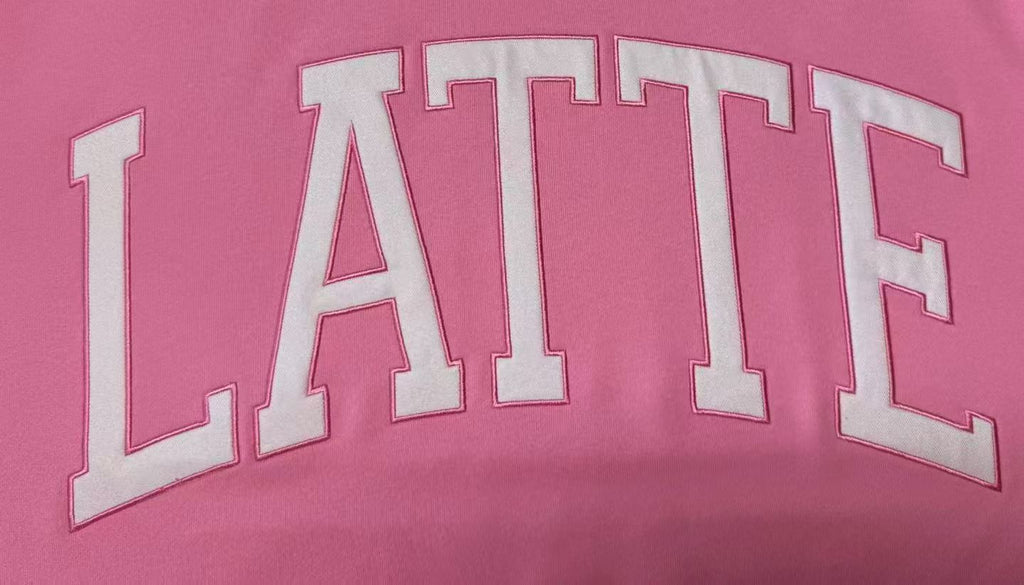 Custom candy-colored sweatshirt