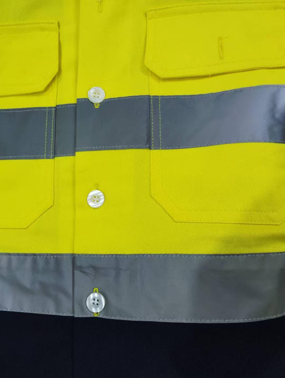 Color-blocked workwear set（Summer style）