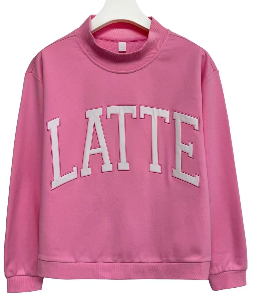Custom candy-colored sweatshirt
