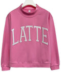Custom candy-colored sweatshirt