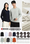 M888 Island Cotton Crew Neck Long Sleeve T-shirt
