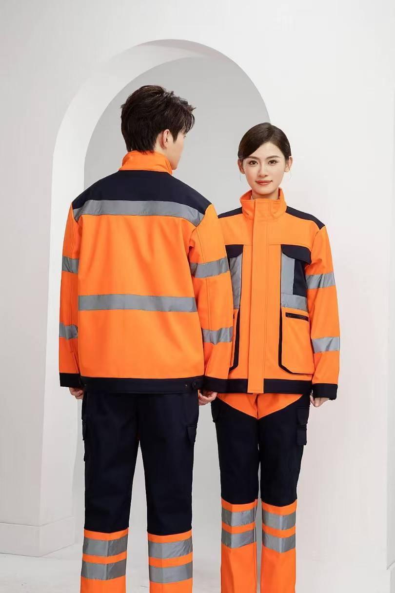 High-Visibility Composite Fleece Waterproof Workwear for Winter (Thermal; Water-resistant up to 3,000mm hydrostatic head; Breathable)